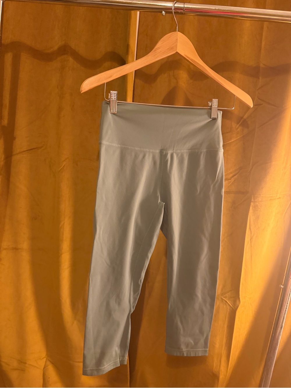 lululemon athletica Sage Green High-Rise Capri Leggings